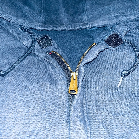 Mens Carhartt FR zip-Up Hooded Sweatshirt - Dark Navy Mens xL - Picture 6 of 6